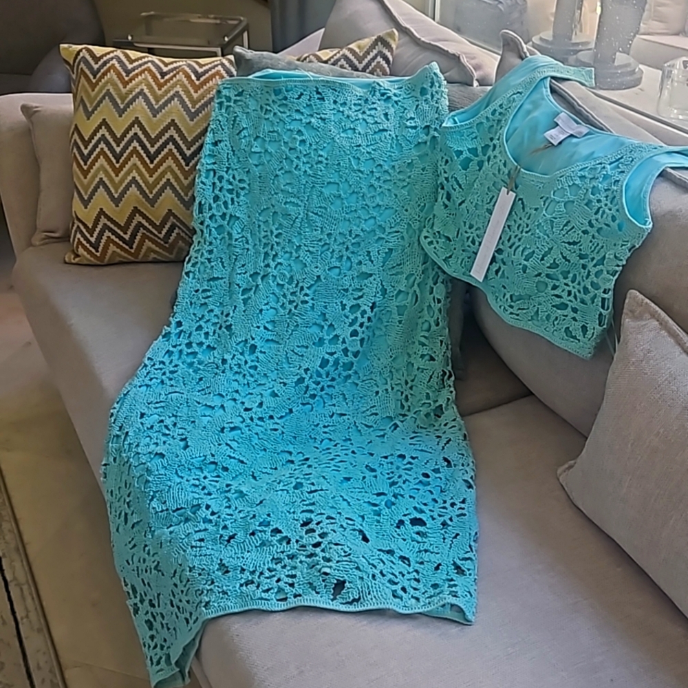 House of Harlow 1960 Turquoise Maxi Dress